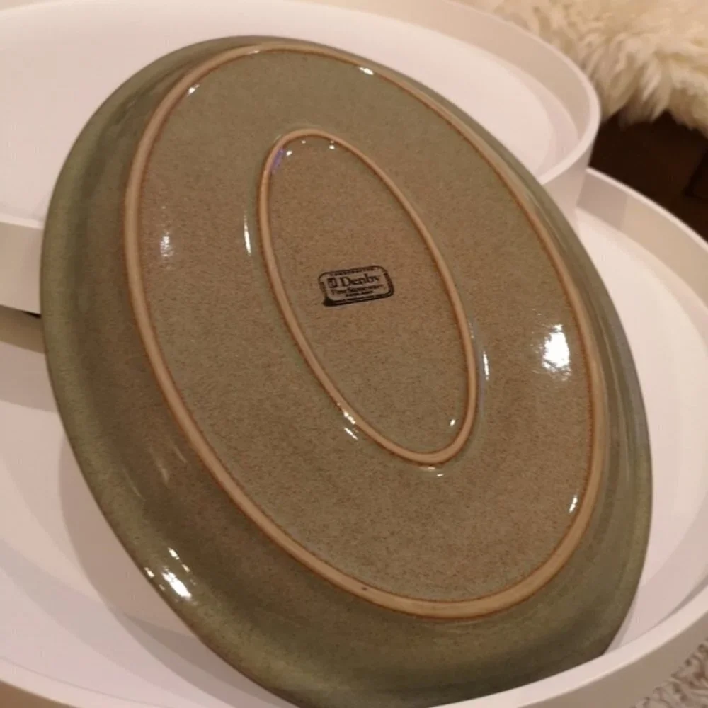Denby pottery platter made in England Camelot.  In excellent condition.